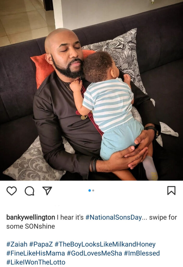 Banky W released new photos he took with his son