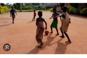 Street football games played as a kid