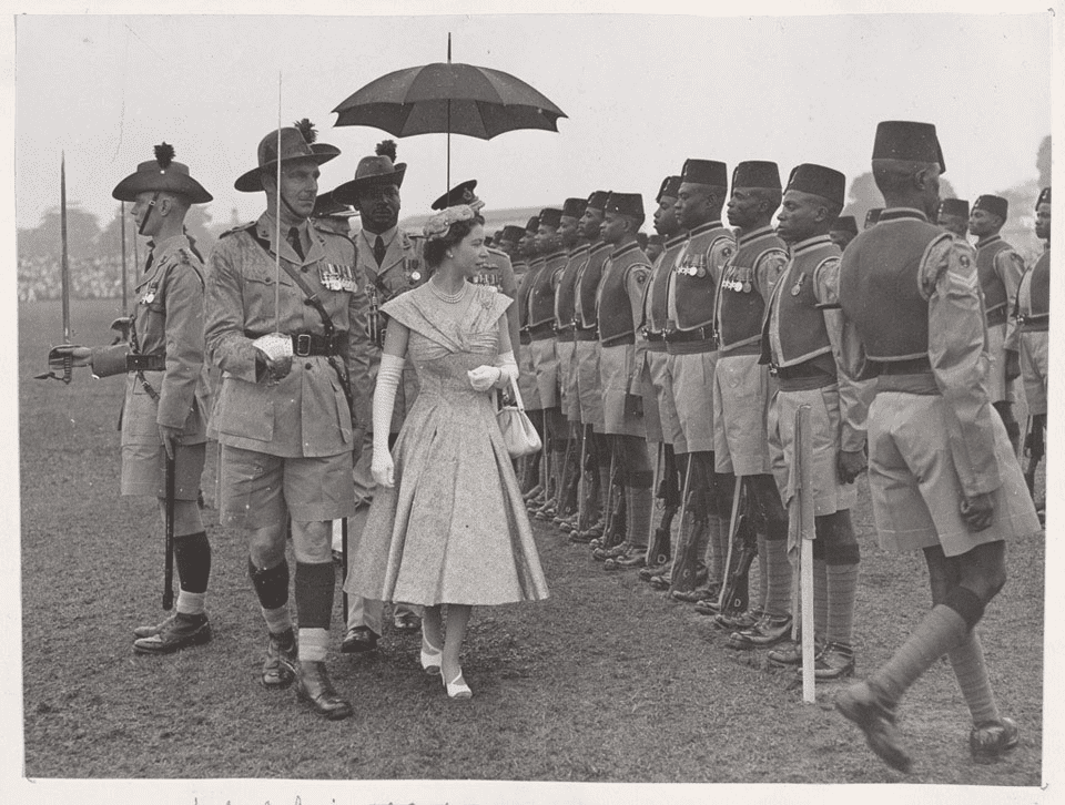 Queen Elizabeth In Nigeria 1956